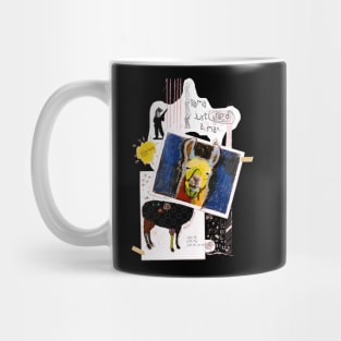 Llama Just Killed A Man - Colorful Abstract Llama Art Mug